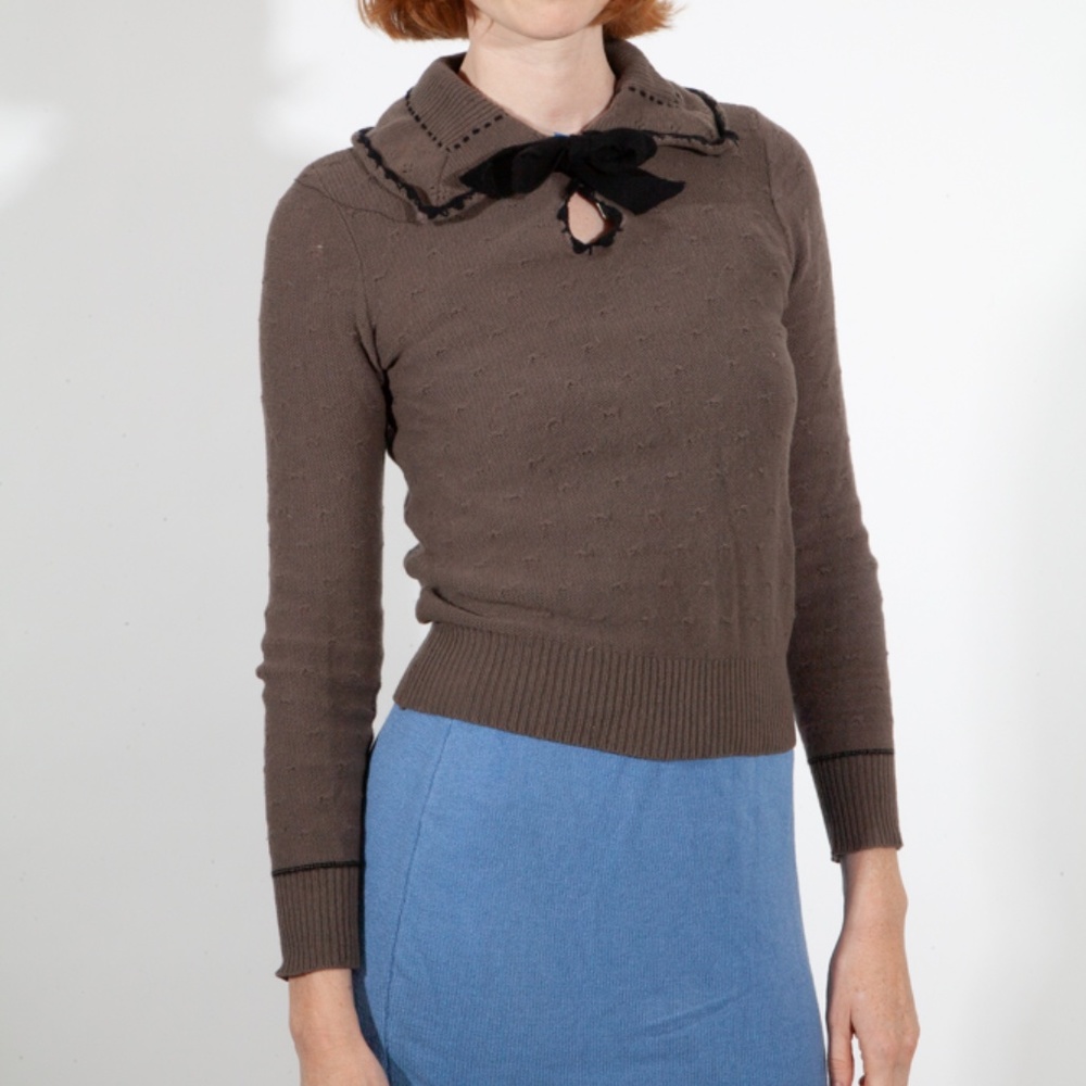 Vintage Kenzo Sweater with Pussy bow